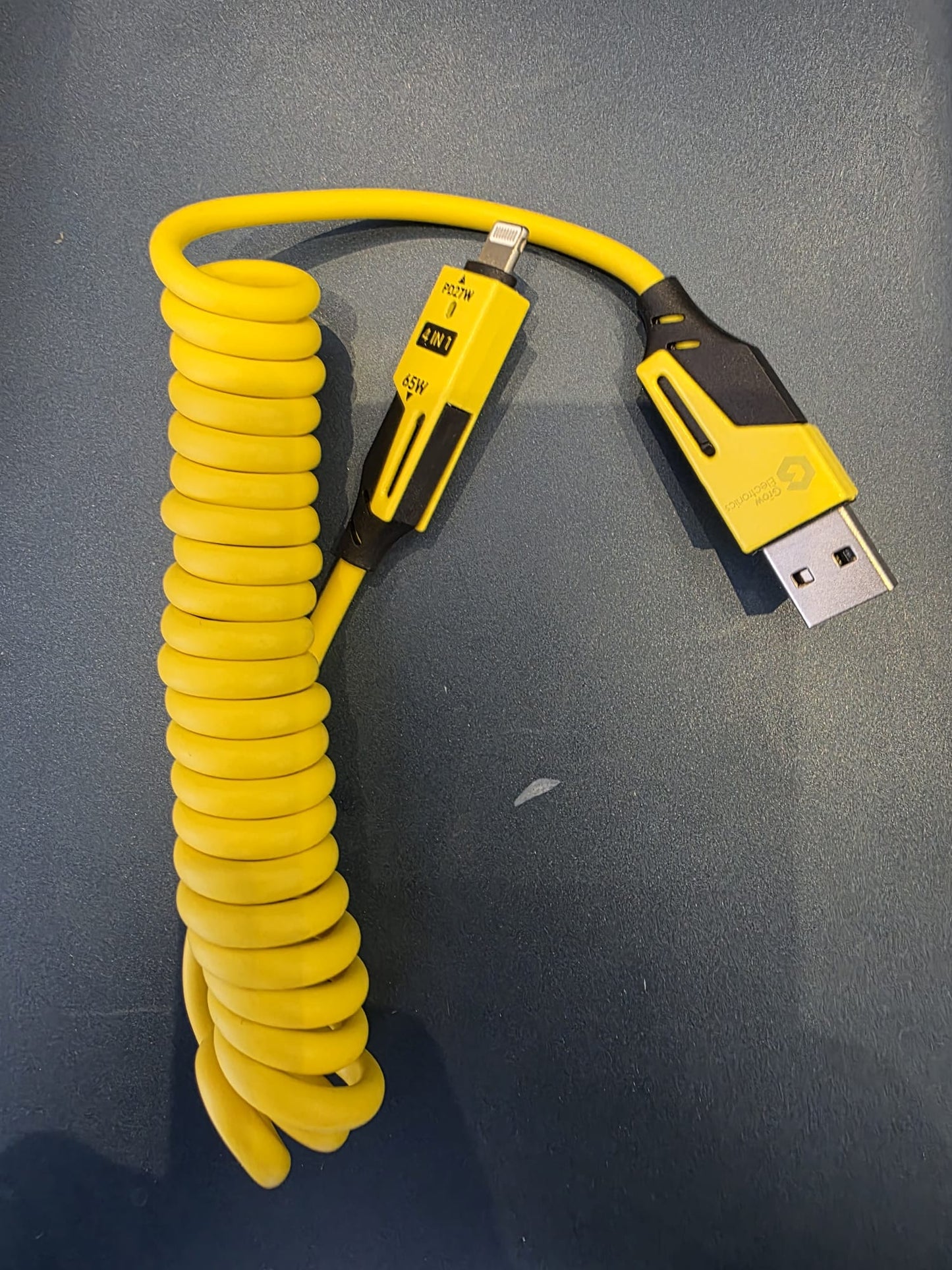 65W USB Charging Cable USB A/C to USB C/Lightning