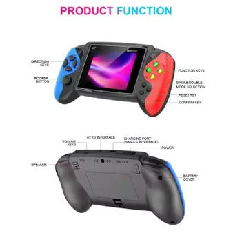Getko S7 Gaming Console - Over 600 Retro Games - No Internet access