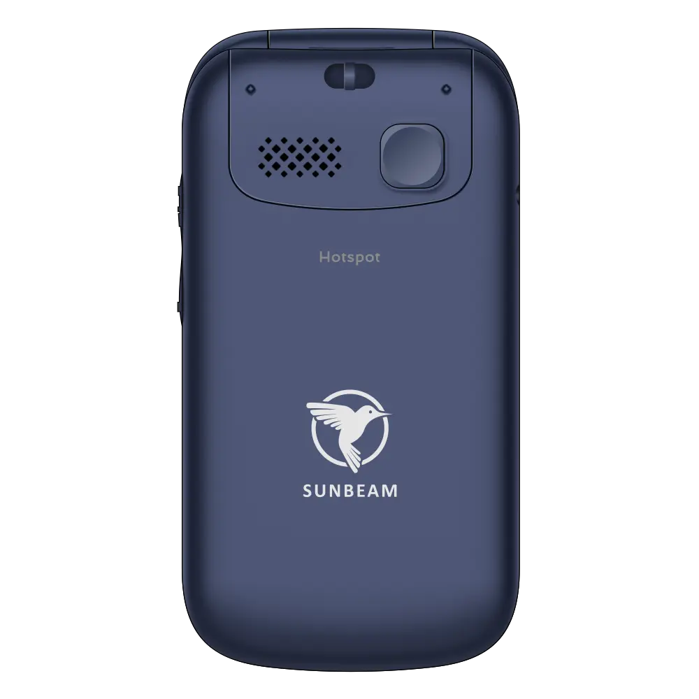Sunbeam F1 Horizon Bluebird – Flip Dumb Phone with Hotspot and Waze