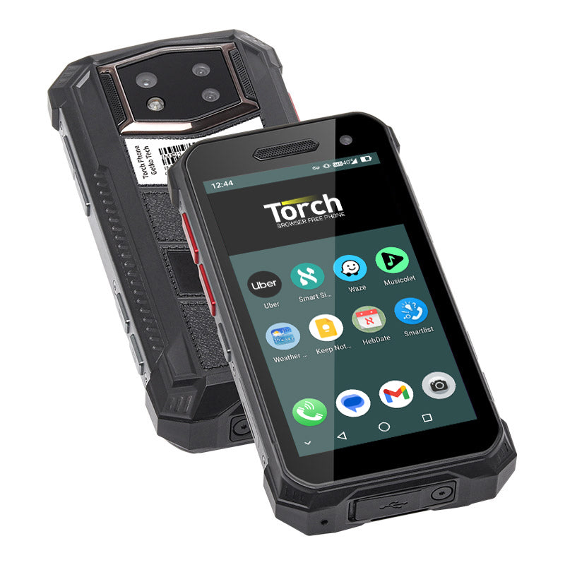 Torch Browser Free, Essential Apps Only - Mini 3.5" Screen Phone