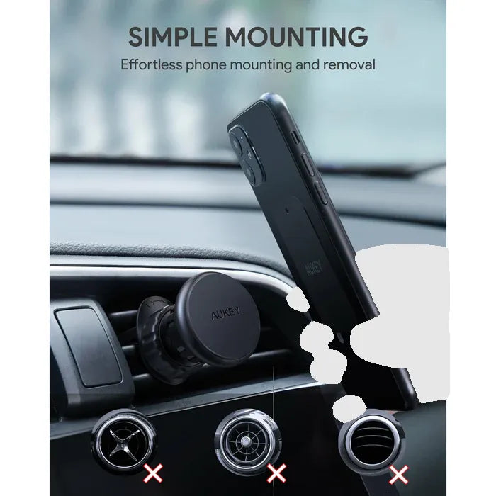 Aukey Car Phone and GPS Holder With a Super Magnetic Mount