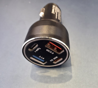 Car Charger USB A and USB C