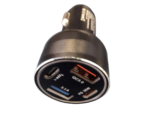 Car Charger USB A and USB C