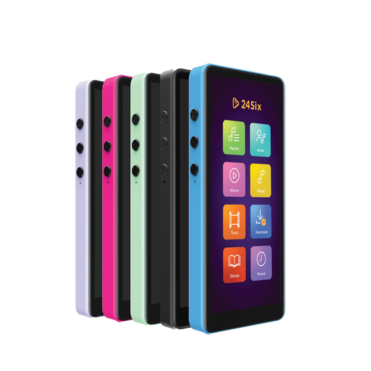 24six Solo3 MP3 Player Package Includes a Case and 3 Screen Protectors