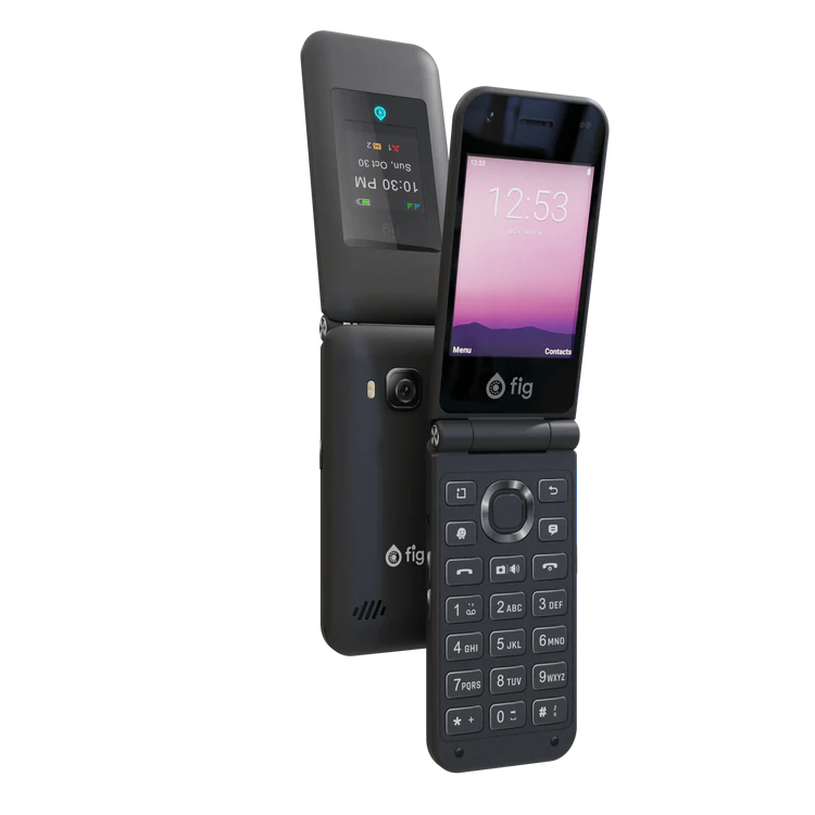 FIG Flip Mini X Kosher Phone With a Touch Screen and Waze and on Screen Keyboard