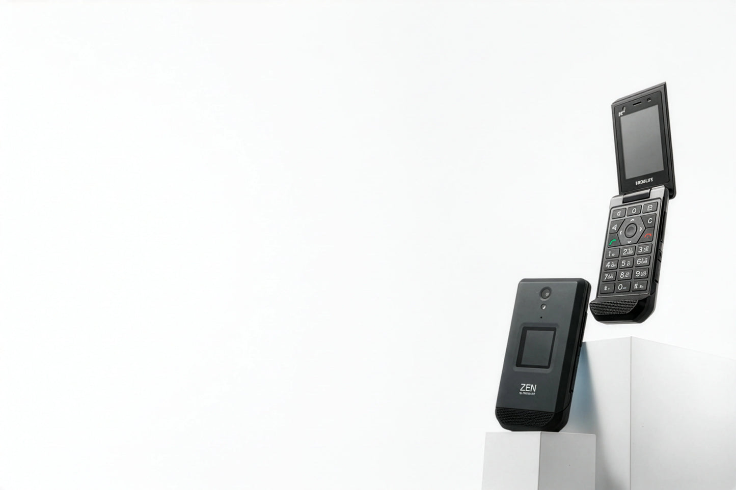 Megalife ZEN Flip Phone with Kosher What's App, Banking and Email
