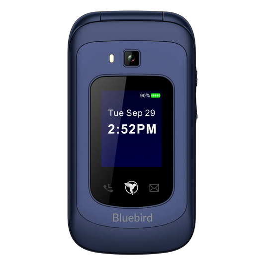 Sunbeam F1 Horizon Bluebird – Flip Dumb Phone with Hotspot and Waze
