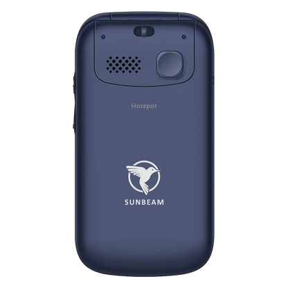 Sunbeam F1 Horizon Dove – Flip Dumb Phone with Touch Screen and Waze