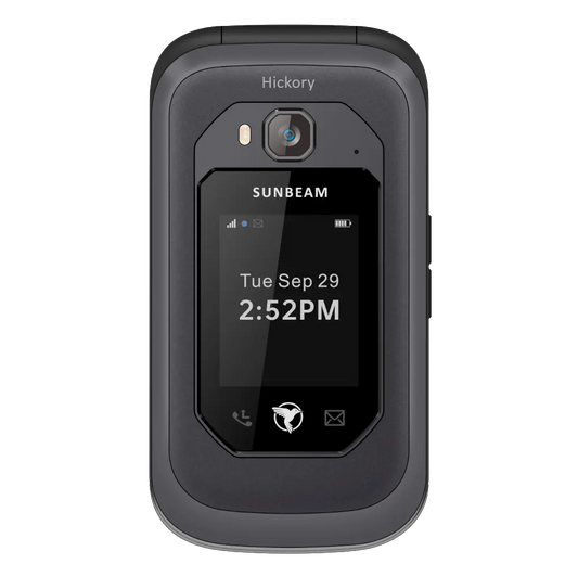 Sunbeam F1 Pro Hickory – Rugged Touch Screen Dumbphone with Waze