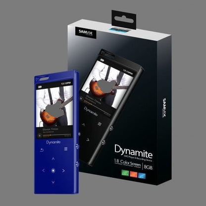 Samvix Dynamite 8GB MP3 Player - Blue