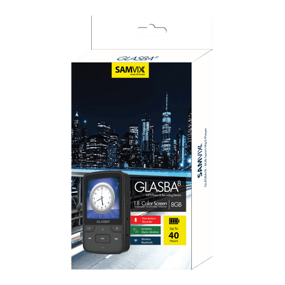 Samvix Glasba 8GB MP3 Player-Blue